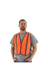 Majestic 75-3004 Orange Site Safety Vest Mesh Non ANSI (50 Vests)
