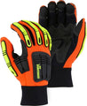 Majestic Gloves 21242 Knucklehead X10 Impact Oil/Gas Work Gloves (Dozen)