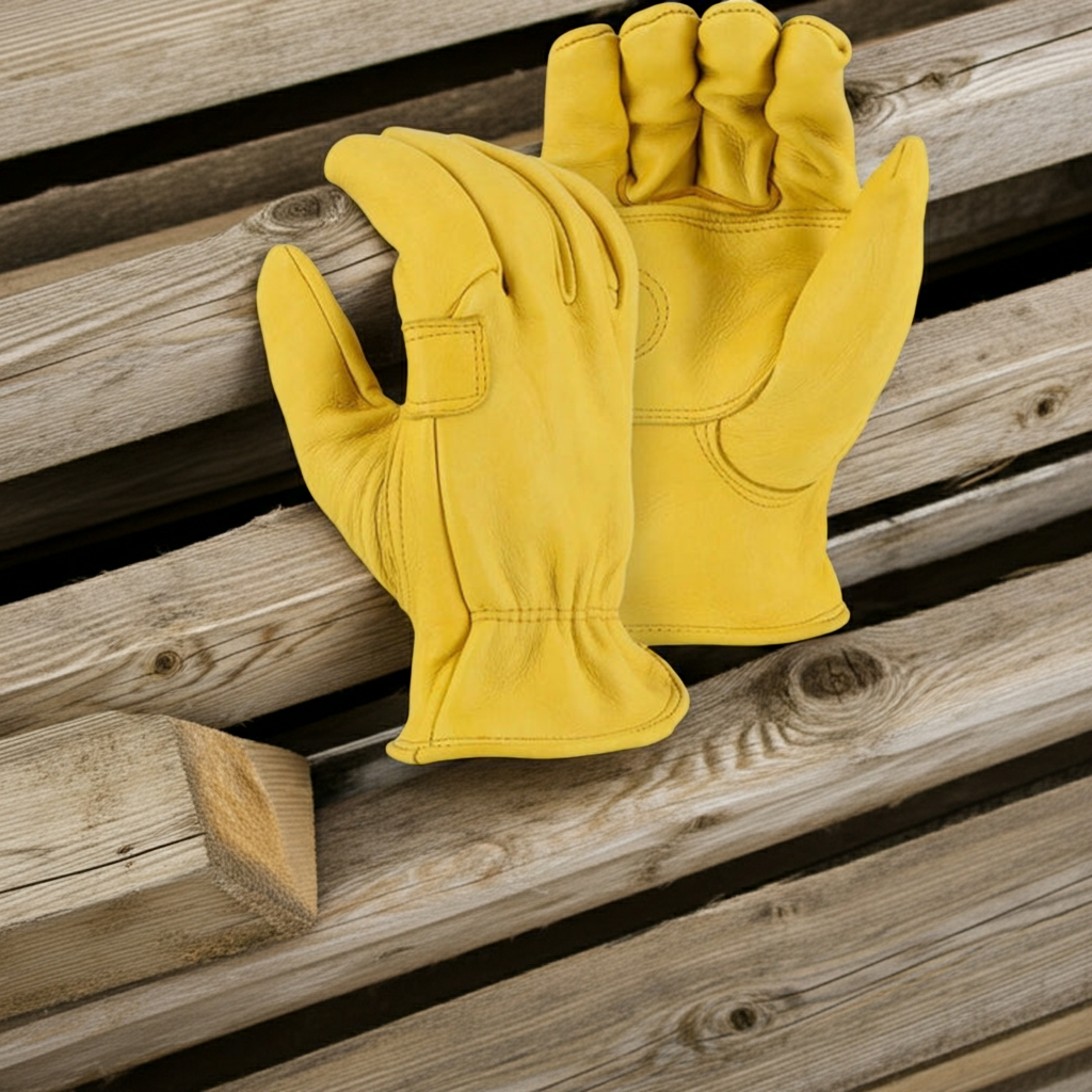 Majestic Gloves 1564 Elkskin Double Palm Driving/Work Gloves [per pair]