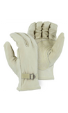 Majestic Gloves 1550 Kevlar Sewn Cowhide Leather Gloves with Leather Wrist Strap (Dozen)