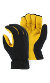 Majestic Gloves 1664 Heatlok Winter Lined Split Deerskin Leather Gloves [Dozen]