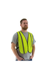 Majestic 75-3003 Yellow Site Safety Vest Mesh Non ANSI (50 Vests)