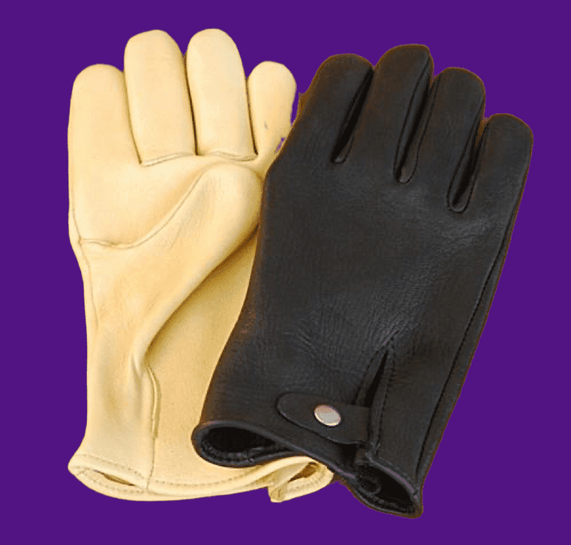 Elkskin Work Gloves - Fox Creek Leather